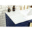 Elegant Kitchen/Bath Eugene 42" Single Bathroom Vanity, Blue