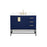 Elegant Eugene 42" Single Bathroom Vanity, Blue/Backsplash - VF48842MBL-BS