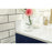 Elegant Eugene 42" Single Bathroom Vanity, Blue/Backsplash