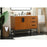 Elegant Kitchen/Bath Eugene 42" Single Bathroom Vanity, Teak