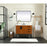 Elegant Kitchen/Bath Eugene 42" Single Bathroom Vanity, Teak