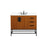 Elegant Eugene 42" Single Bathroom Vanity, Teak/Backsplash - VF48842MTK-BS