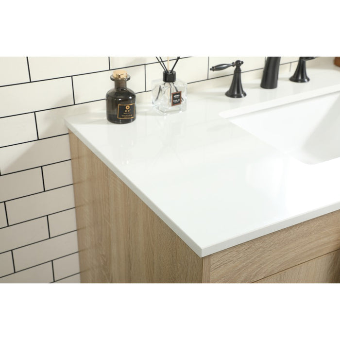 Elegant Kitchen/Bath Eugene 42" Single Bathroom Vanity, Mango Wood
