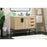 Elegant Eugene 42" Single Bathroom Vanity, Mango Wood/Backsplash