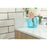 Elegant Eugene 42" Single Bathroom Vanity, Mango Wood/Backsplash