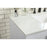 Elegant Kitchen/Bath Eugene 42" Single Bathroom Vanity, White