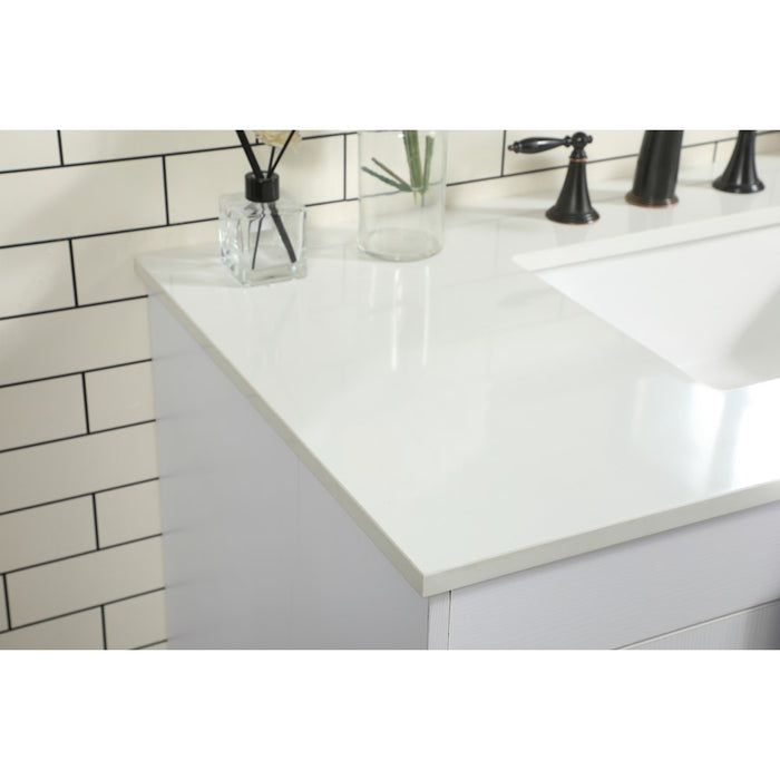 Elegant Kitchen/Bath Eugene 42" Single Bathroom Vanity, White