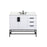 Elegant Eugene 42" Single Bathroom Vanity, White/Backsplash - VF48842MWH-BS