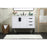 Elegant Eugene 42" Single Bathroom Vanity, White/Backsplash