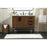 Elegant Kitchen/Bath Eugene 42" Single Bathroom Vanity, Walnut