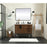 Elegant Kitchen/Bath Eugene 42" Single Bathroom Vanity, Walnut