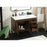 Elegant Eugene 42" Single Bathroom Vanity, Walnut/Backsplash