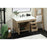 Elegant Eugene 42" Single Bathroom Vanity, Natural Oak/Backsplash