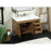 Elegant Kitchen/Bath Eugene 42" Single Bathroom Vanity, Walnut Brown