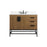 Elegant Eugene 42" Single Vanity, Walnut Brown/Backsplash - VF48842WB-BS