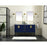 Elegant Eugene 42" Single Vanity, Walnut Brown/Backsplash