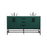 Elegant Kitchen/Bath Eugene 60" Double Bathroom Vanity, Green - VF48860DMGN