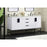 Elegant Kitchen/Bath Eugene 60" Double Bathroom Vanity, White
