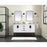 Elegant Kitchen/Bath Eugene 60" Double Bathroom Vanity, White