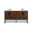 Elegant Kitchen/Bath Eugene 60" Double Bathroom Vanity, Walnut - VF48860DMWT