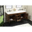 Elegant Kitchen/Bath Eugene 60" Double Bathroom Vanity, Walnut