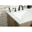 Elegant Kitchen/Bath Eugene 60" Double Bathroom Vanity, Natural Oak