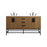 Elegant Eugene 60" Double Bathroom Vanity, Walnut Brown - VF48860DWB