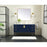 Elegant Eugene 60" Double Bathroom Vanity, Walnut Brown
