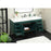 Elegant Kitchen/Bath Eugene 60" Single Bathroom Vanity, Green