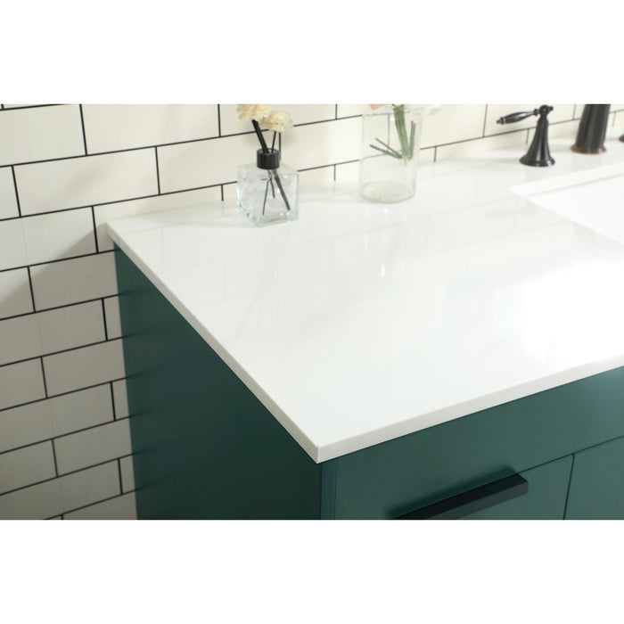 Elegant Kitchen/Bath Eugene 60" Single Bathroom Vanity, Green