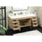 Elegant Kitchen/Bath Eugene 60" Single Bathroom Vanity, Mango Wood