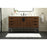 Elegant Kitchen/Bath Eugene 60" Single Bathroom Vanity, Walnut