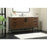 Elegant Kitchen/Bath Eugene 60" Single Bathroom Vanity, Walnut