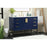 Elegant Eugene 48" Single Bathroom Vanity, Blue/Backsplash