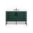 Elegant Eugene 48" Single Bathroom Vanity, Green/Backsplash - VF488W48MGN-BS