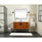 Elegant Eugene 48" Single Bathroom Vanity, Green/Backsplash