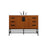 Elegant Kitchen/Bath Eugene 48" Single Bathroom Vanity, Teak - VF488W48MTK