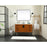 Elegant Eugene 48" Single Bathroom Vanity, Teak/Backsplash