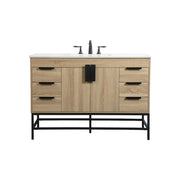 Elegant Kitchen/Bath Eugene 48" Single Bathroom Vanity, Mango Wood - VF488W48MW