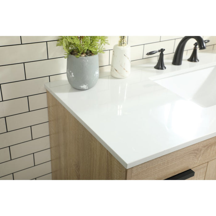 Elegant Kitchen/Bath Eugene 48" Single Bathroom Vanity, Mango Wood
