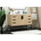 Elegant Eugene 48" Single Bathroom Vanity, Mango Wood/Backsplash