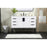 Elegant Kitchen/Bath Eugene 48" Single Bathroom Vanity, White