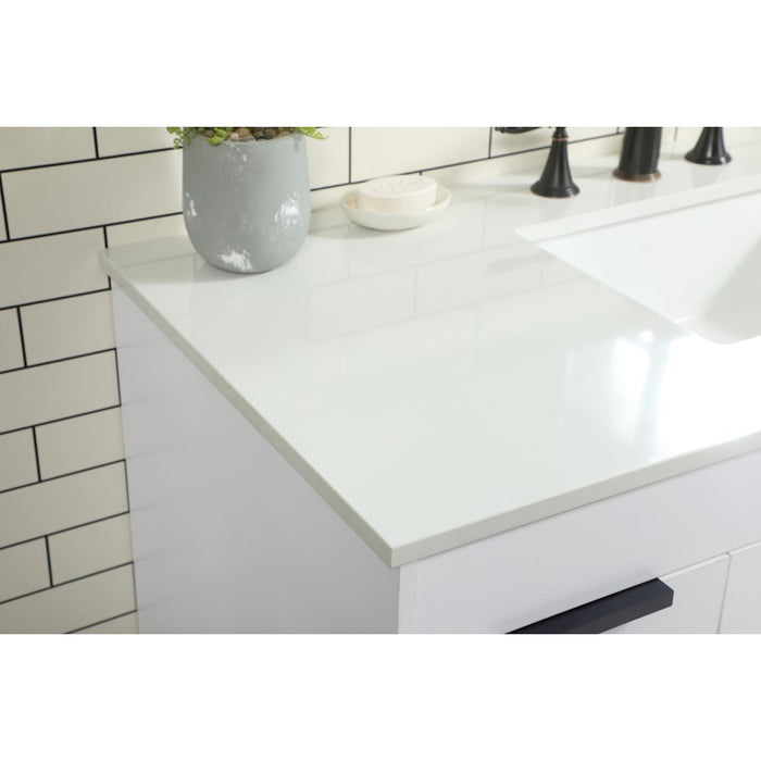 Elegant Kitchen/Bath Eugene 48" Single Bathroom Vanity, White