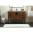 Elegant Kitchen/Bath Eugene 48" Single Bathroom Vanity, Walnut