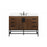 Elegant Eugene 48" Single Bathroom Vanity, Walnut/Backsplash - VF488W48MWT-BS