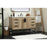 Elegant Eugene 48" Single Vanity, Natural Oak/Backsplash