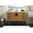 Elegant Eugene 48" Single Vanity, Walnut Brown/Backsplash