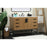 Elegant Eugene 48" Single Vanity, Walnut Brown/Backsplash