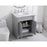 Elegant Kitchen/Bath Wesley 30" Single Bathroom Vanity Set, Grey