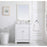 Elegant Kitchen/Bath Wesley 30" Single Bathroom Vanity Set, Grey